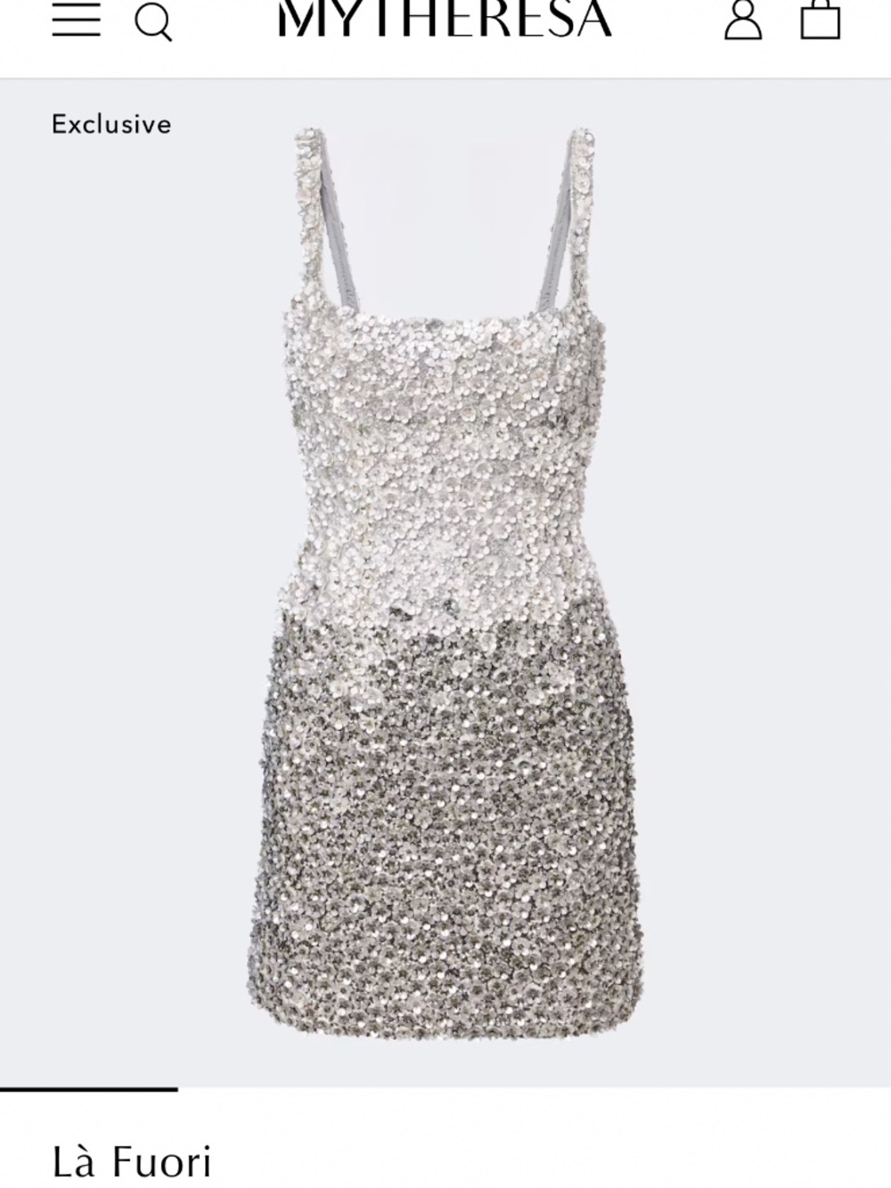 New Là Fuori Sequin Mini Dress